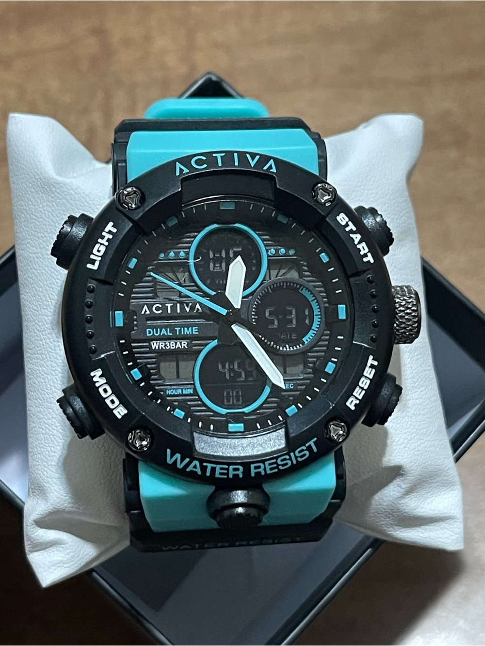 Activa X Invicta Digital Analog Men's Watch - 52mm. Teal. Blue new